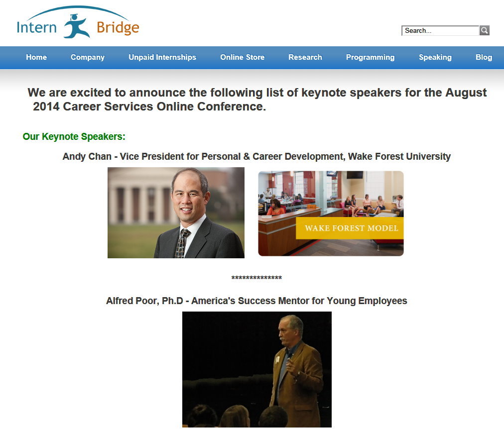 Intern Bridge Keynotes page crop